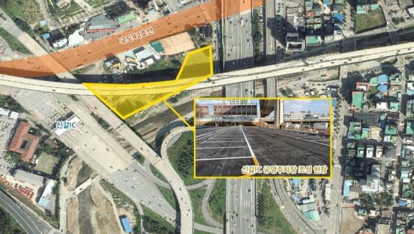 201229_용인시, 공영주차장 3곳에 357면 주차공간 확보_사진(1) 신갈IC공영주차장 위치도 및 현장사진.jpg